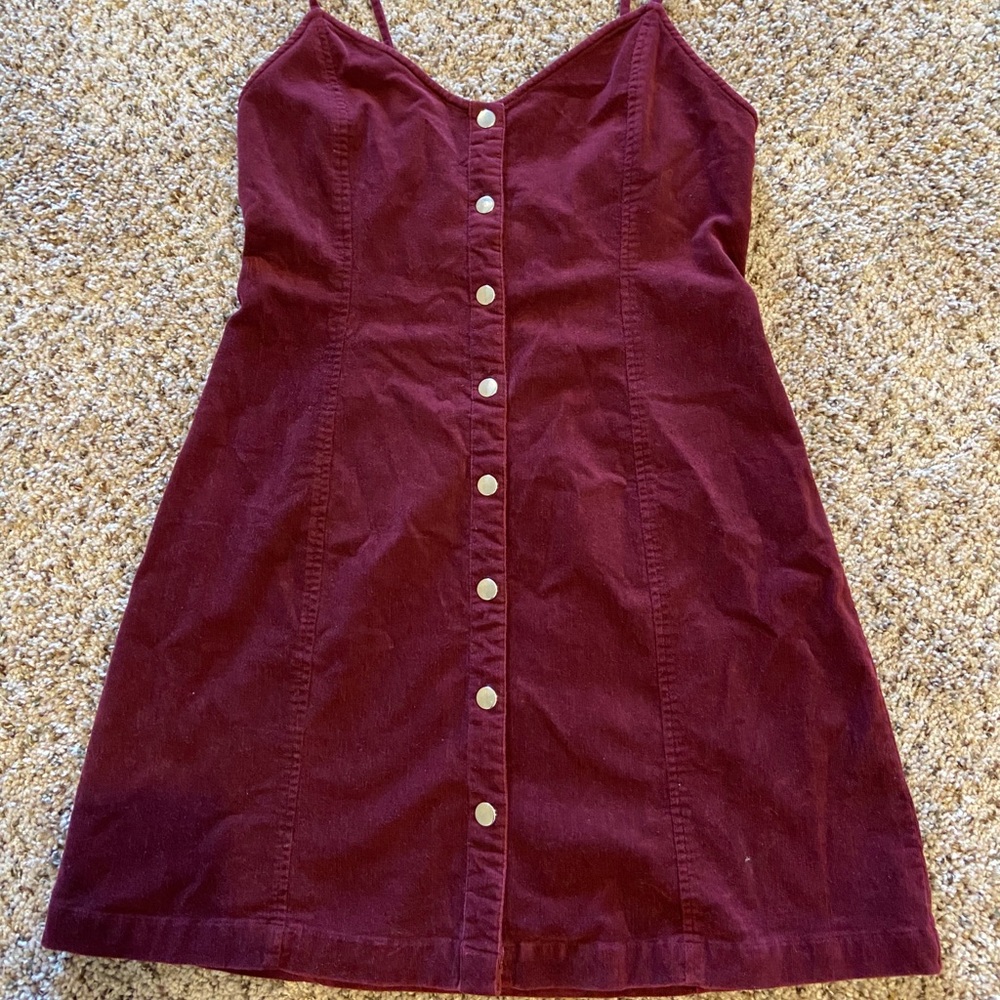 Corduroy/velvet dress!